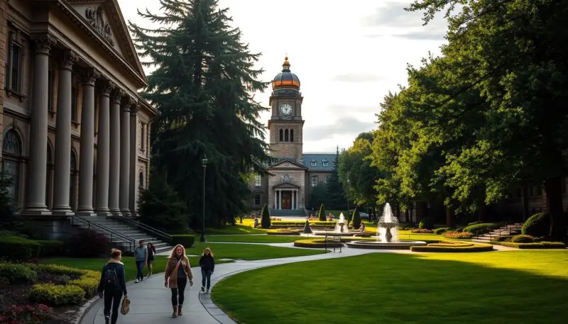 Canadian university campus